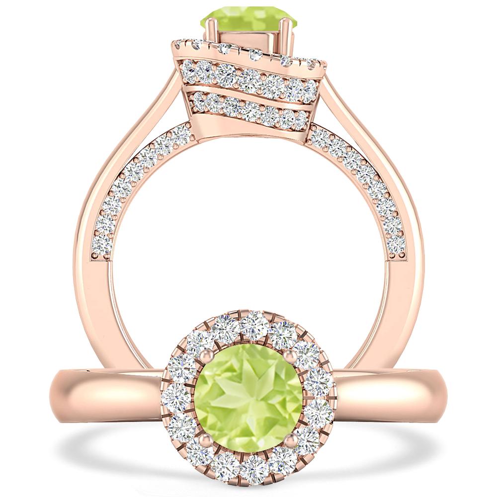 Rose Gold - Peridot