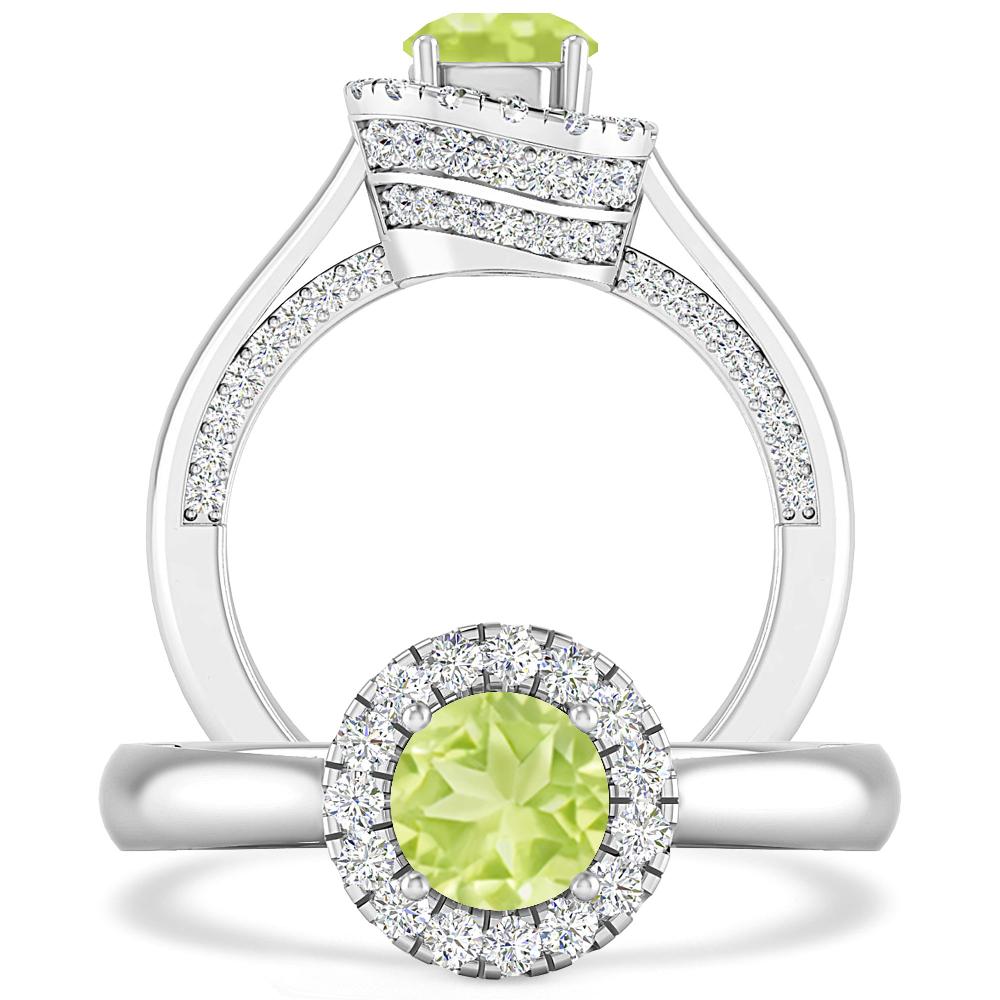 White Gold - Peridot