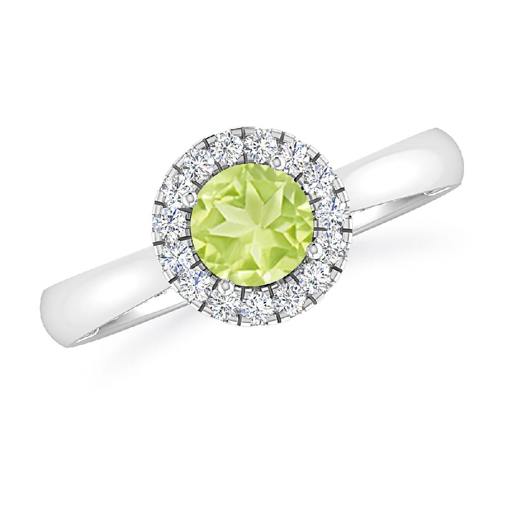 White Gold - Peridot