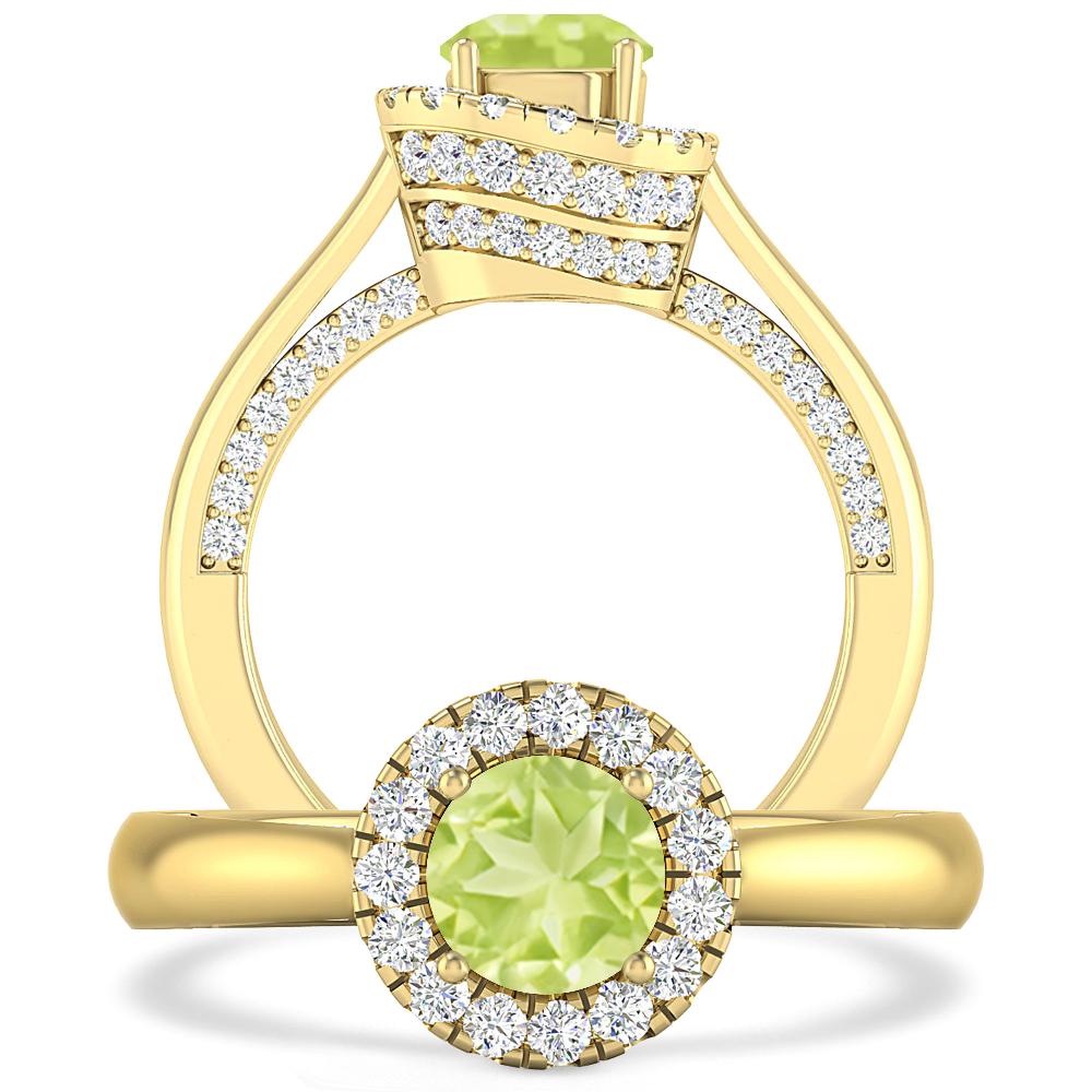 Yellow Gold - Peridot