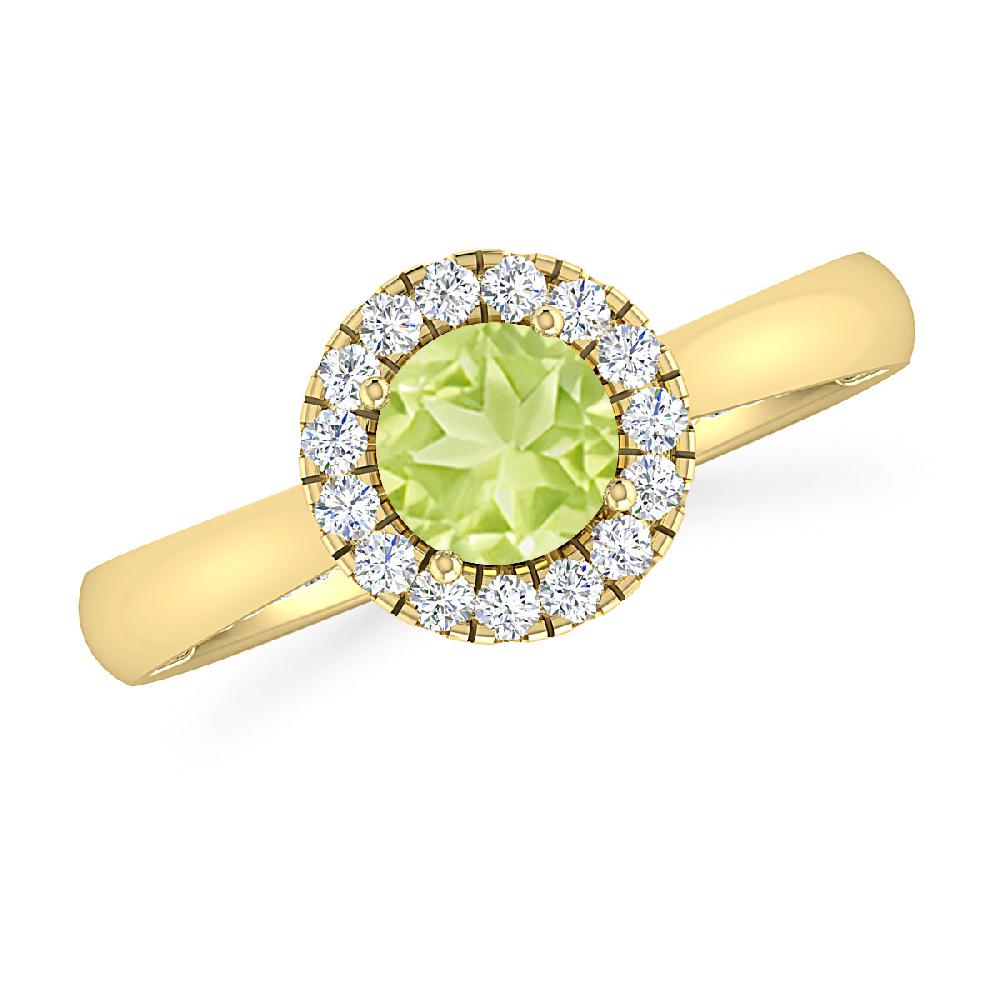 Yellow Gold - Peridot