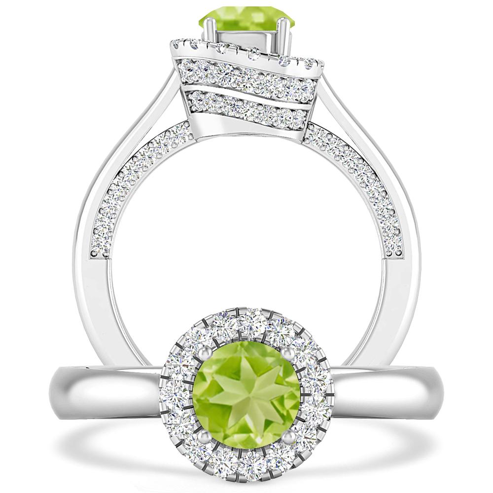 White Gold - Peridot