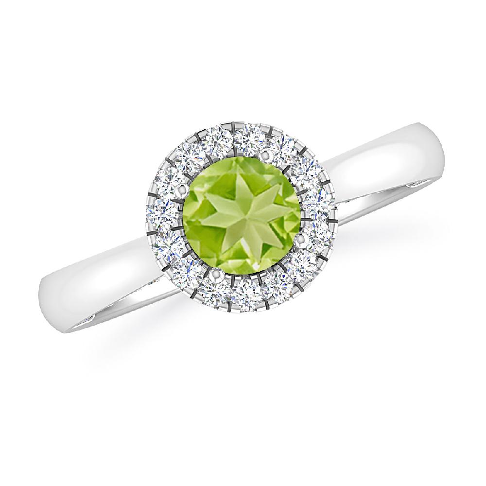 White Gold - Peridot