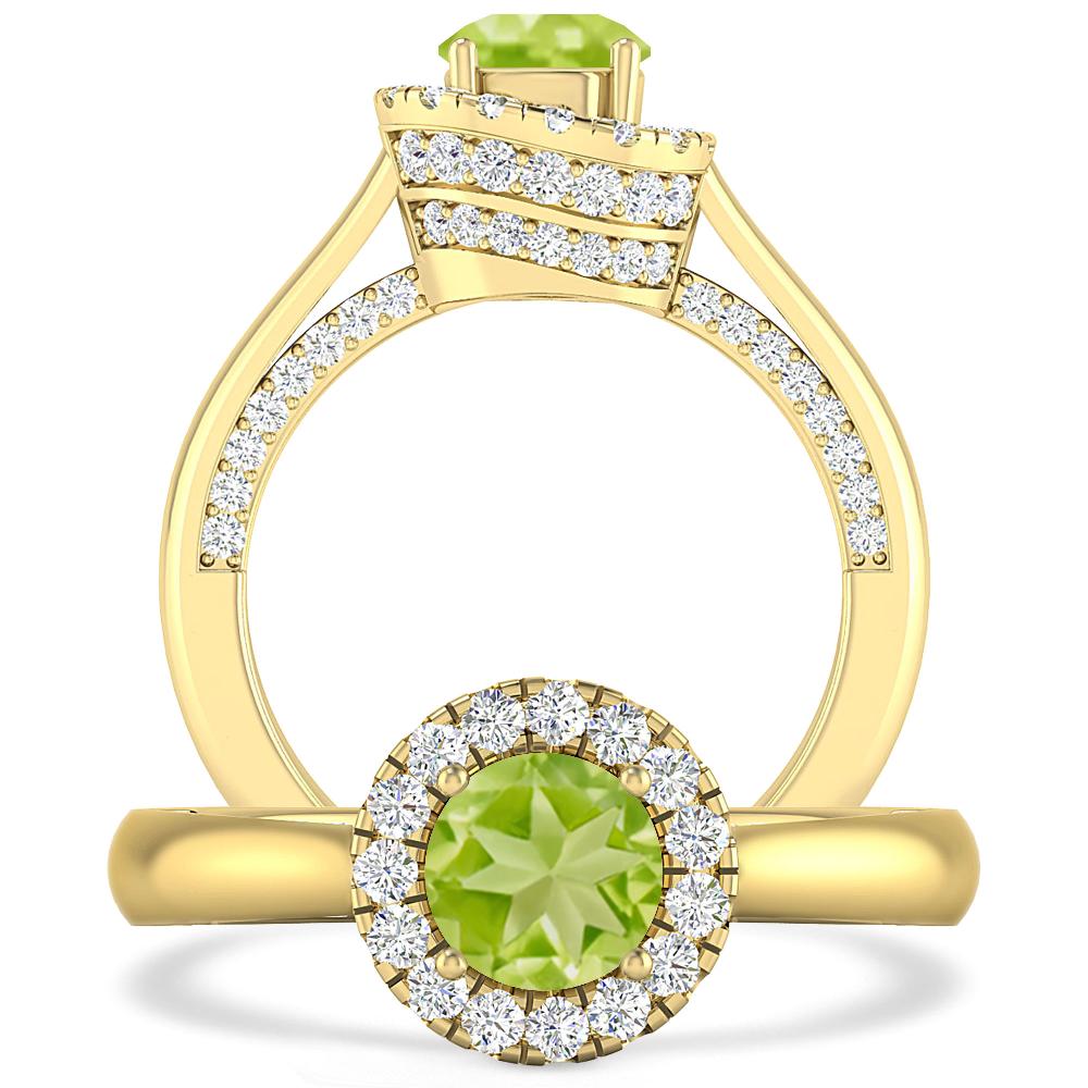 Yellow Gold - Peridot