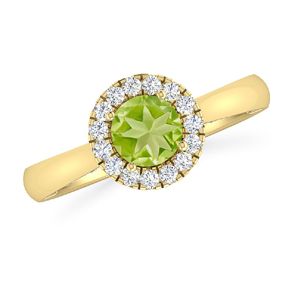 Yellow Gold - Peridot