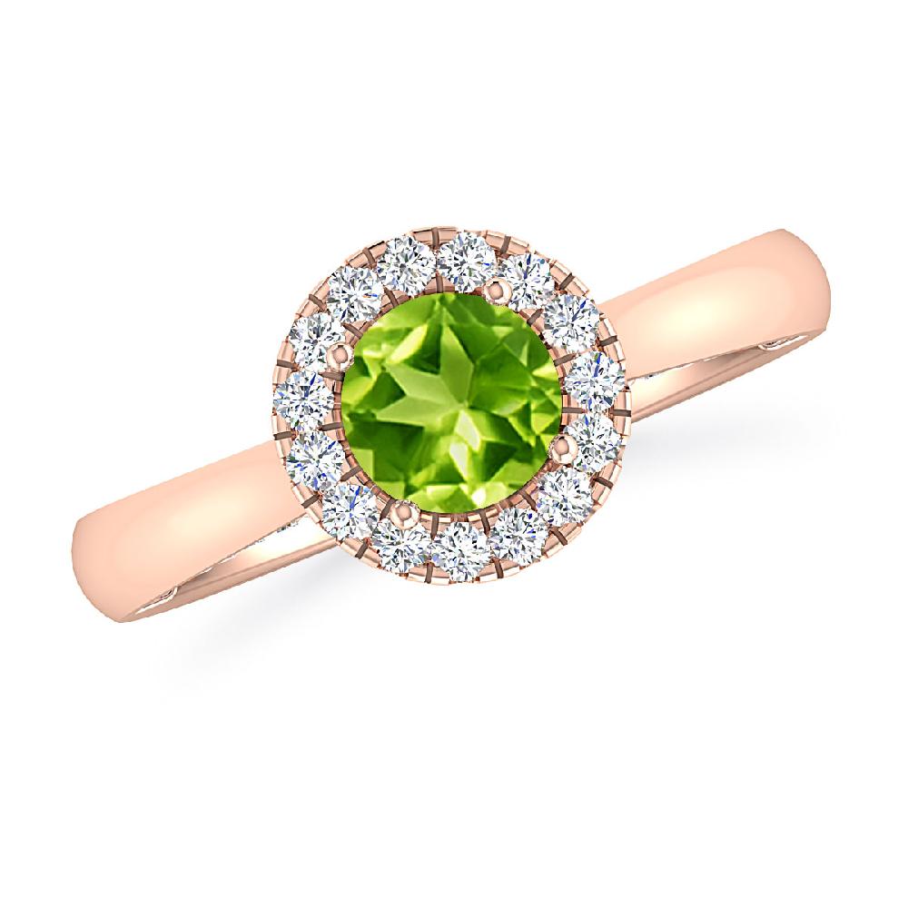 Rose Gold - Peridot