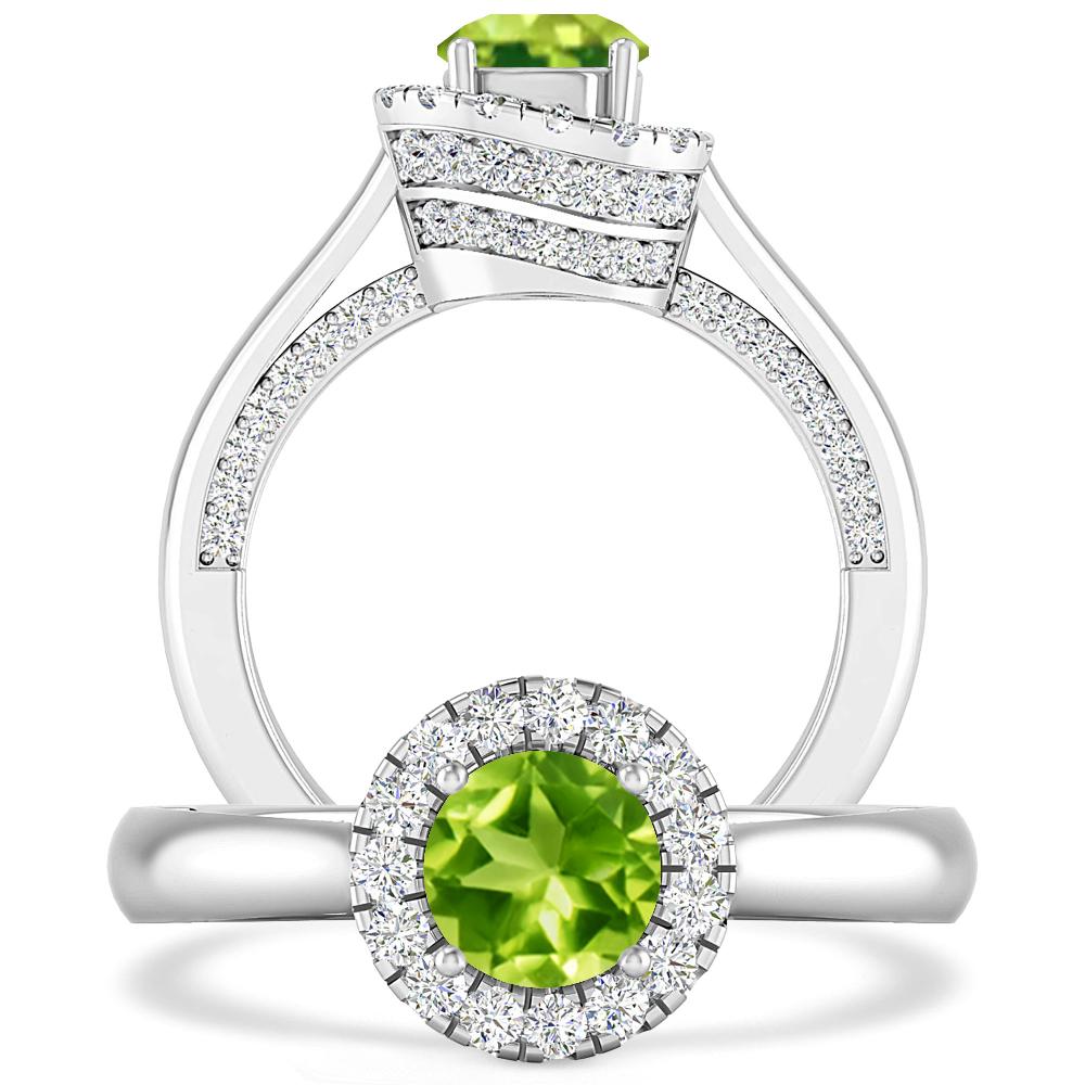 White Gold - Peridot