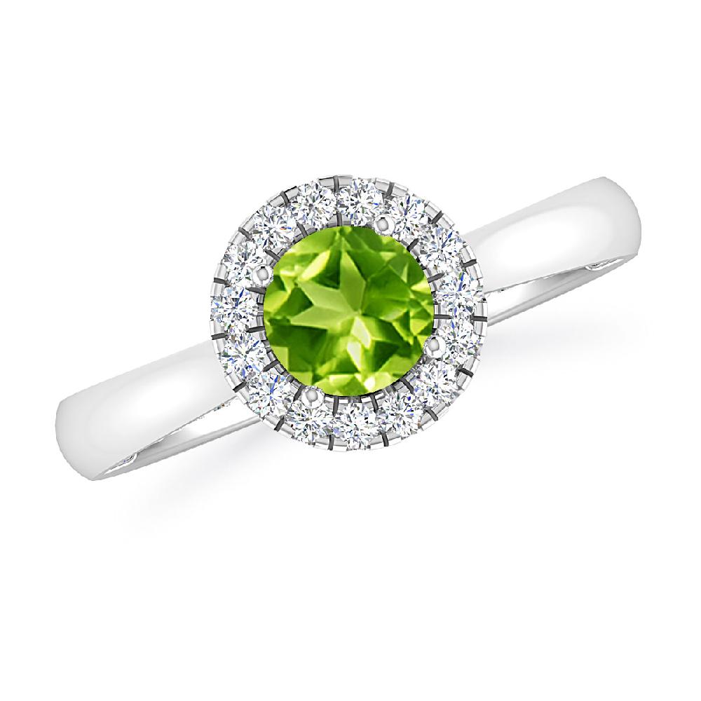 White Gold - Peridot