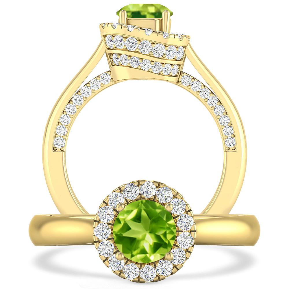 Yellow Gold - Peridot