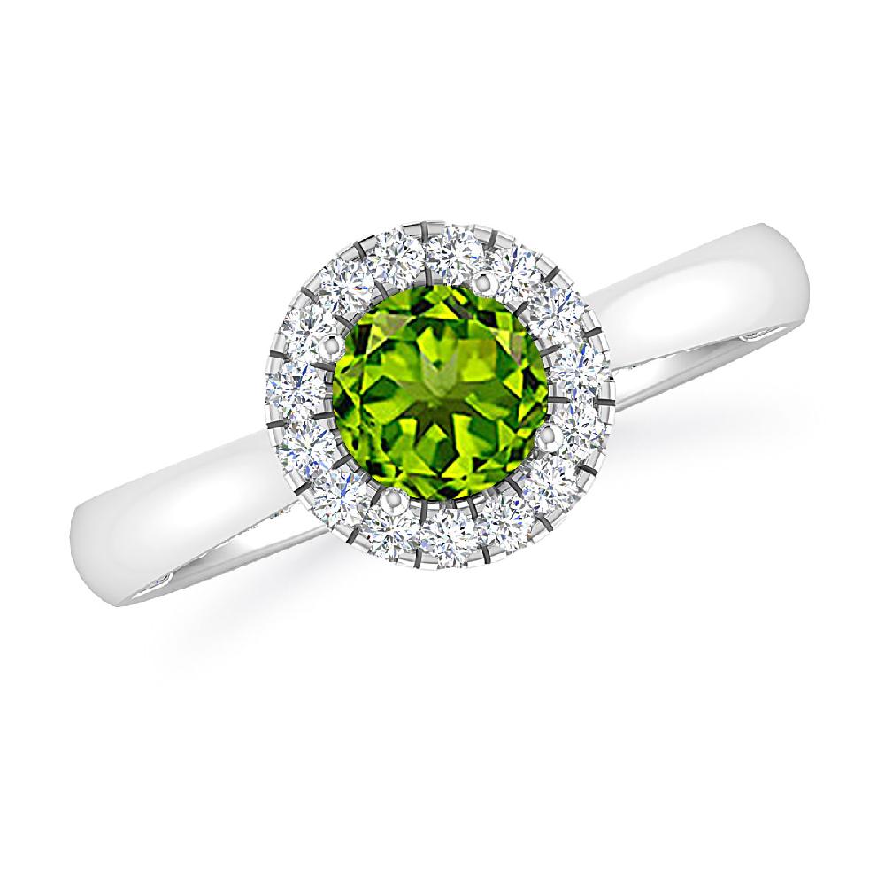 White Gold - Peridot