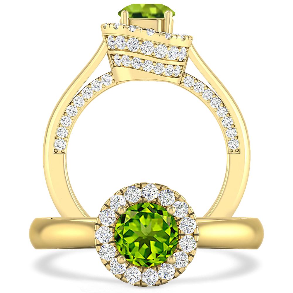 Yellow Gold - Peridot