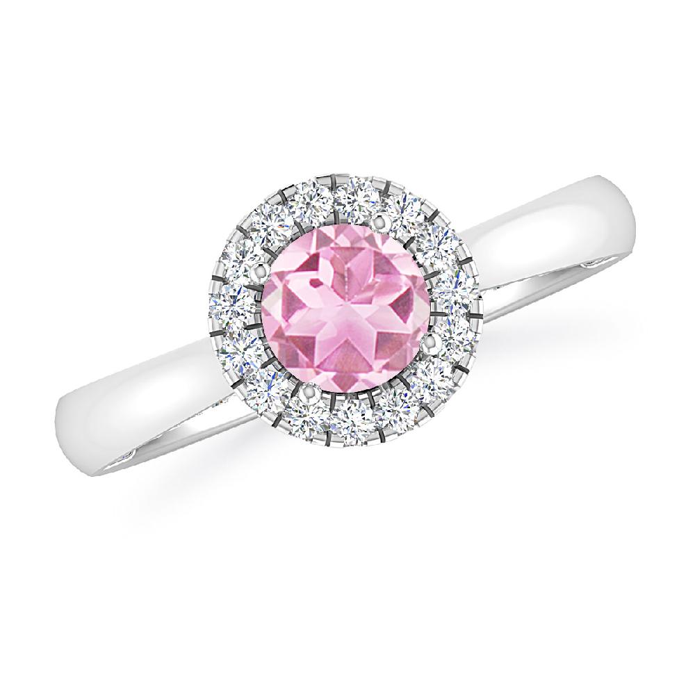 White Gold - Pink Tourmaline