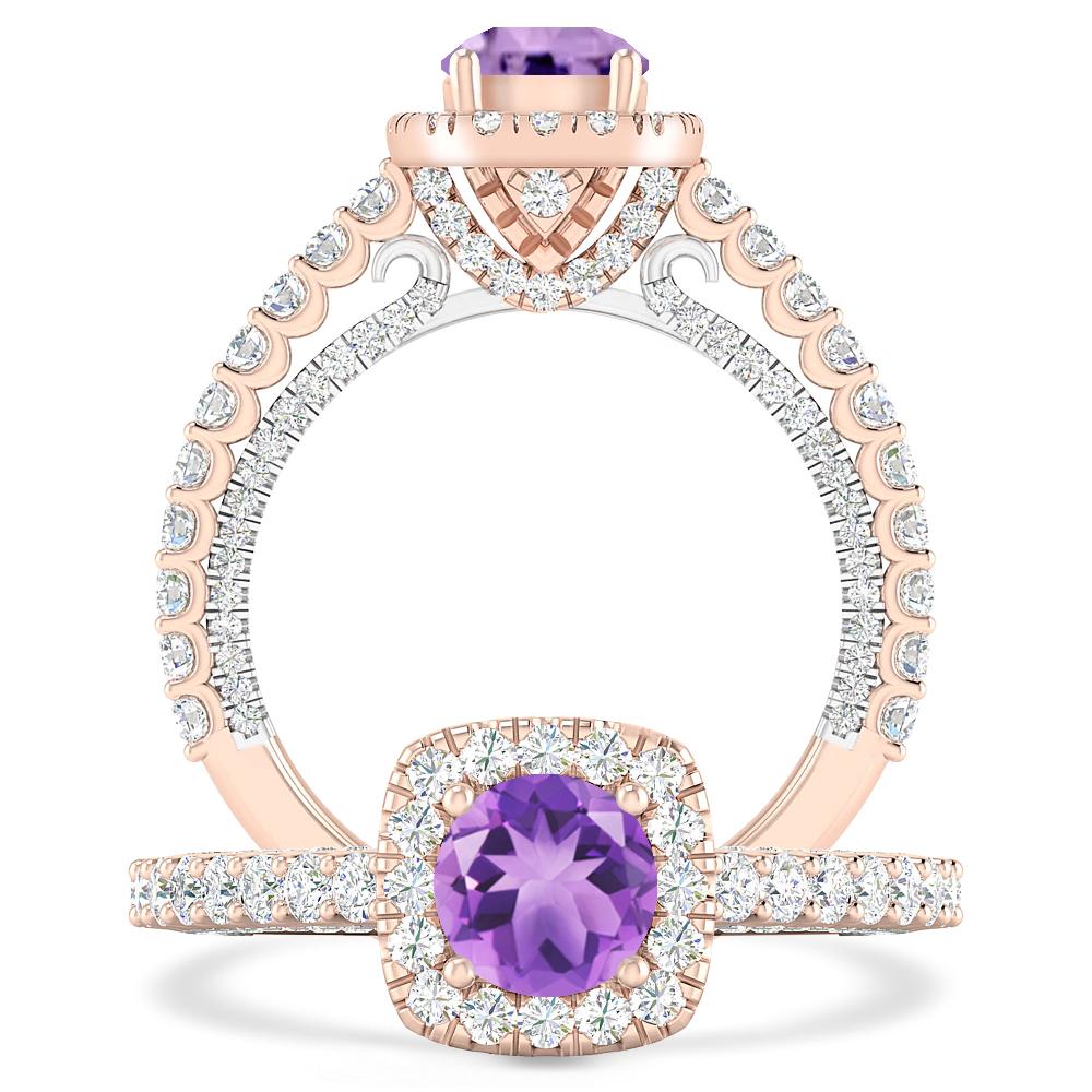 Rose Gold - Amethyst