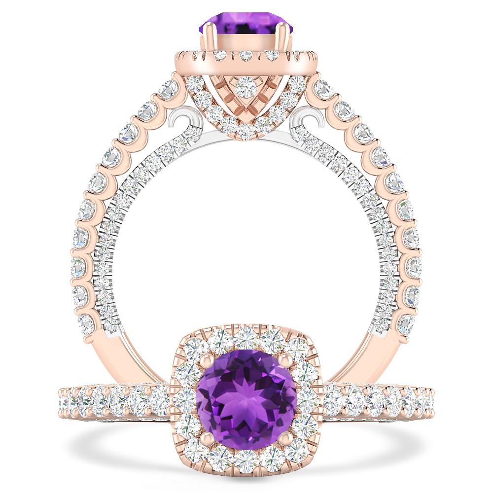 Rose Gold - Amethyst