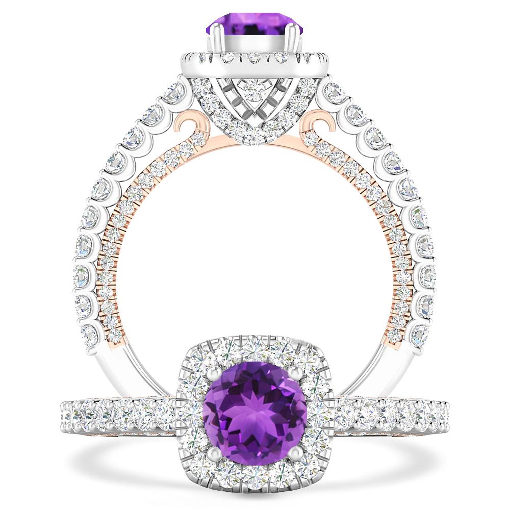 White Gold - Amethyst