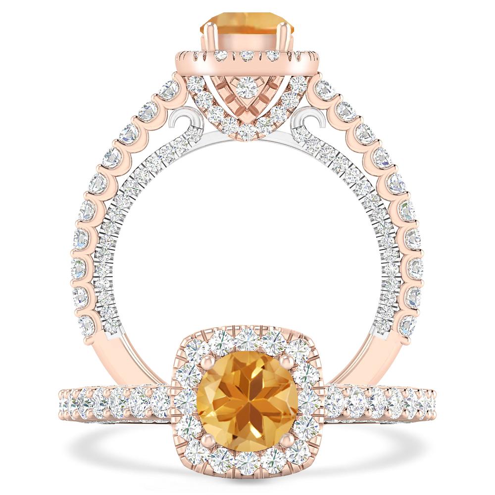 Rose Gold - Citrine