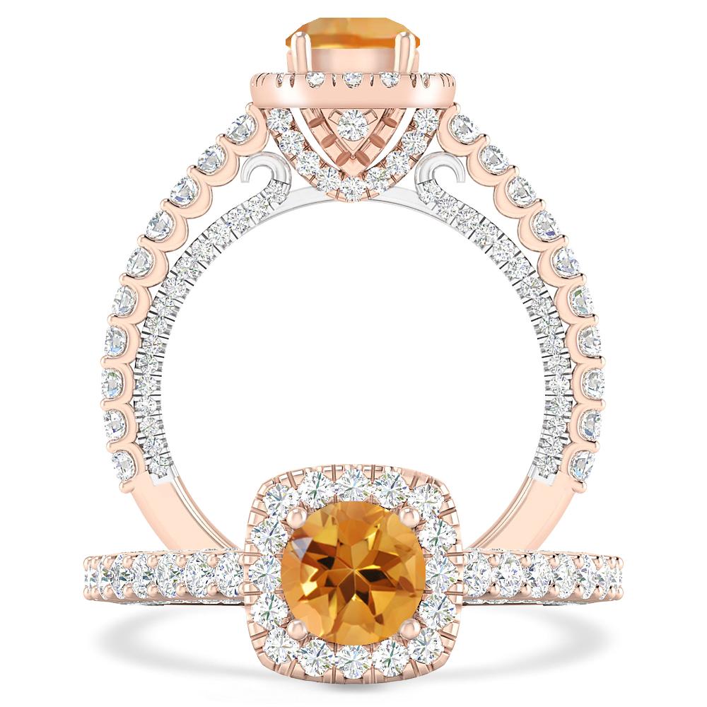 Rose Gold - Citrine