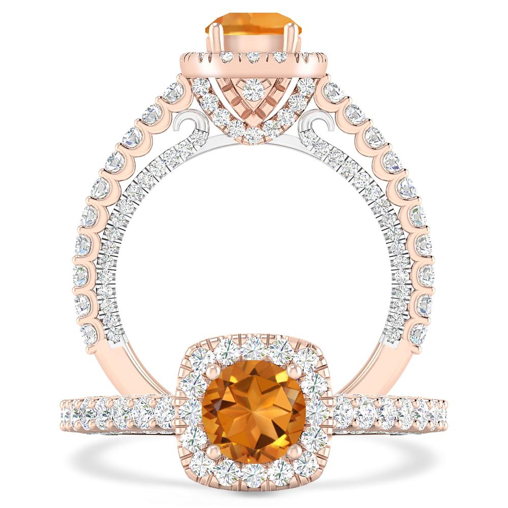 Rose Gold - Citrine