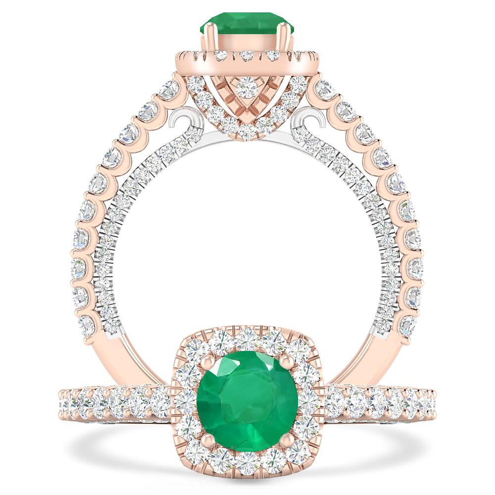 Rose Gold - Emerald