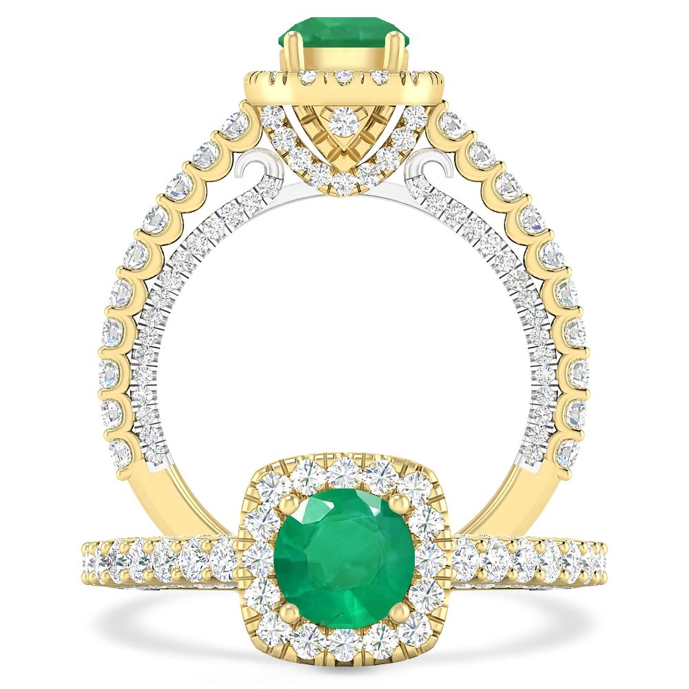 Yellow Gold - Emerald