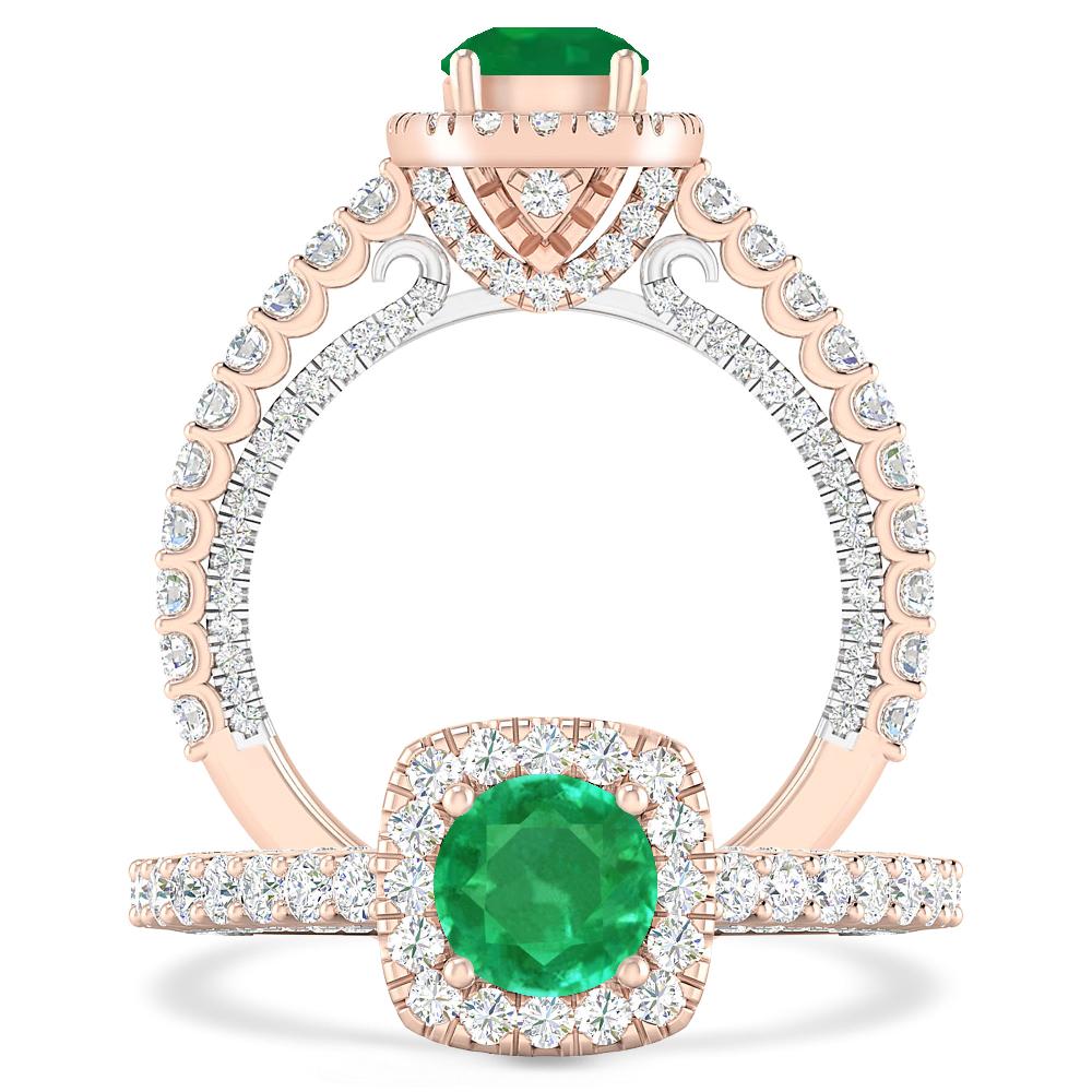 Rose Gold - Emerald