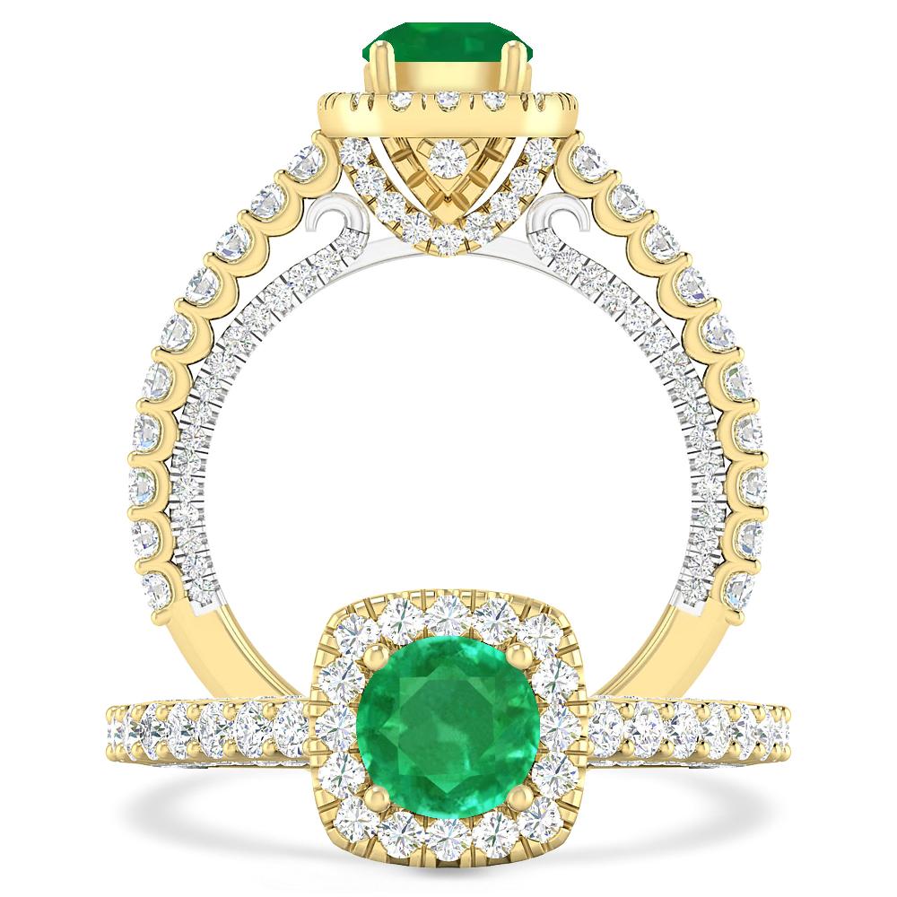 Yellow Gold - Emerald