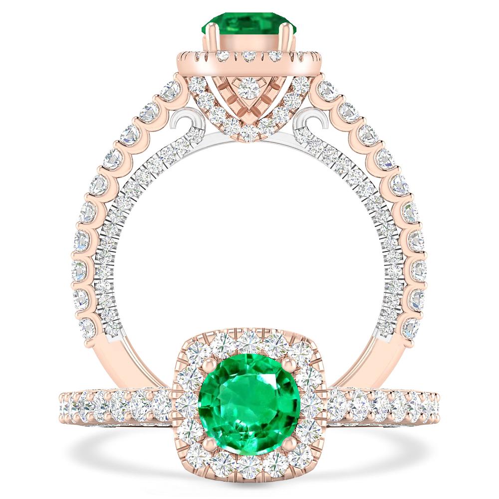 Rose Gold - Emerald