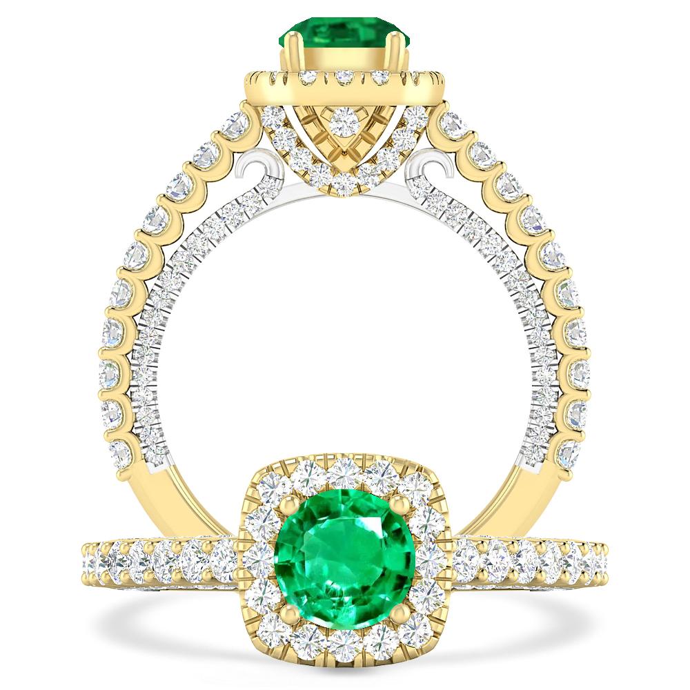 Yellow Gold - Emerald