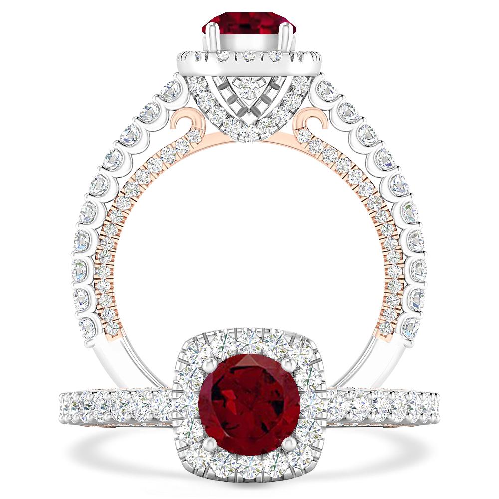 White Gold - Garnet