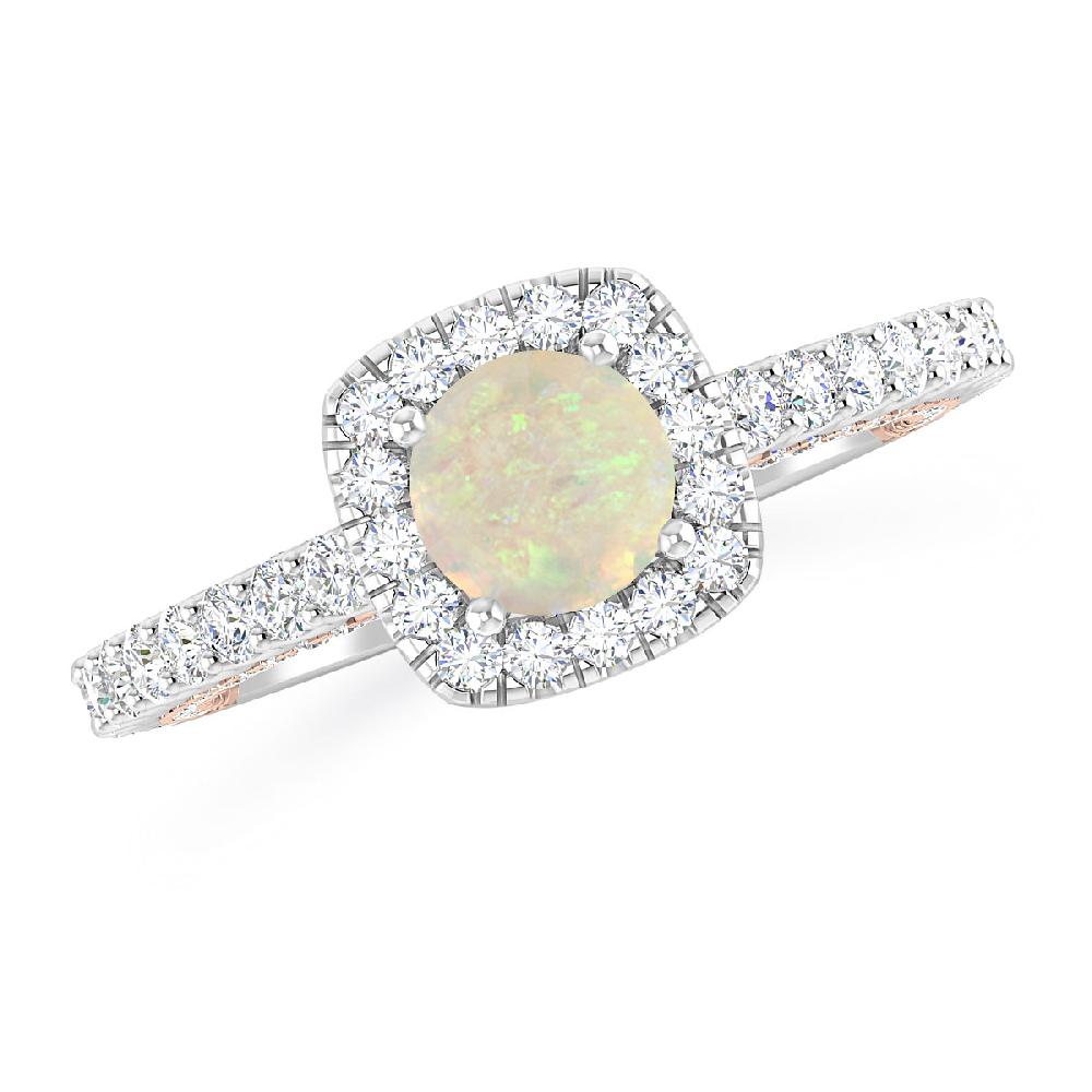 White Gold - Opal