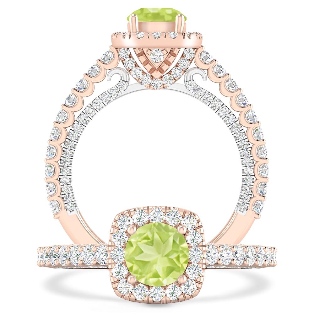 Rose Gold - Peridot