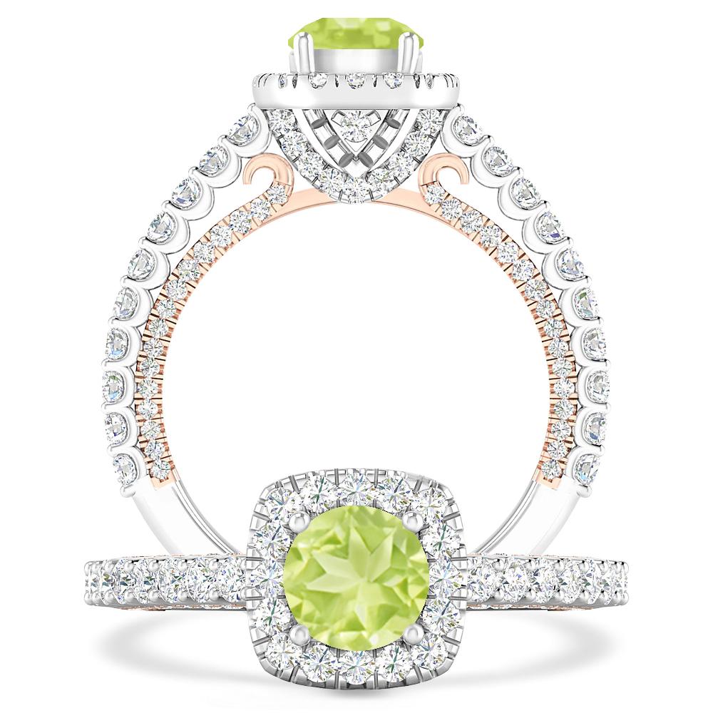 White Gold - Peridot