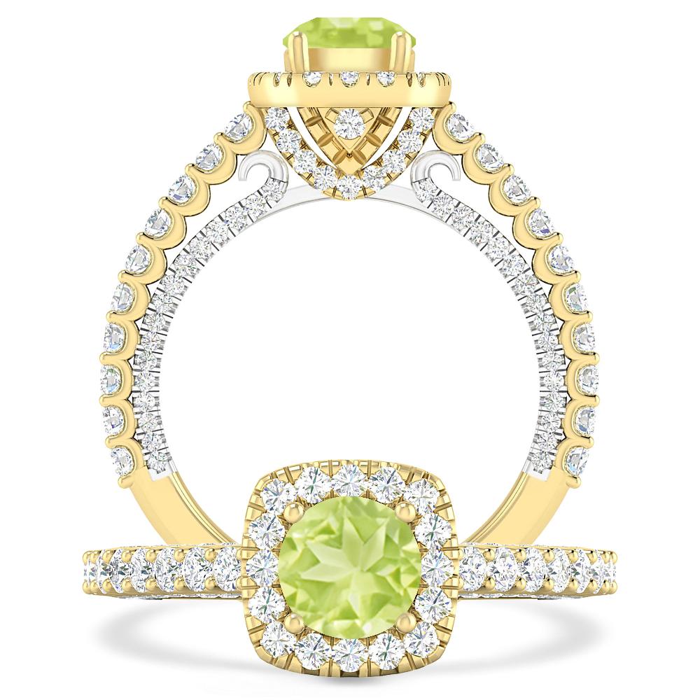 Yellow Gold - Peridot