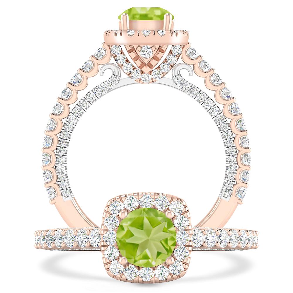 Rose Gold - Peridot