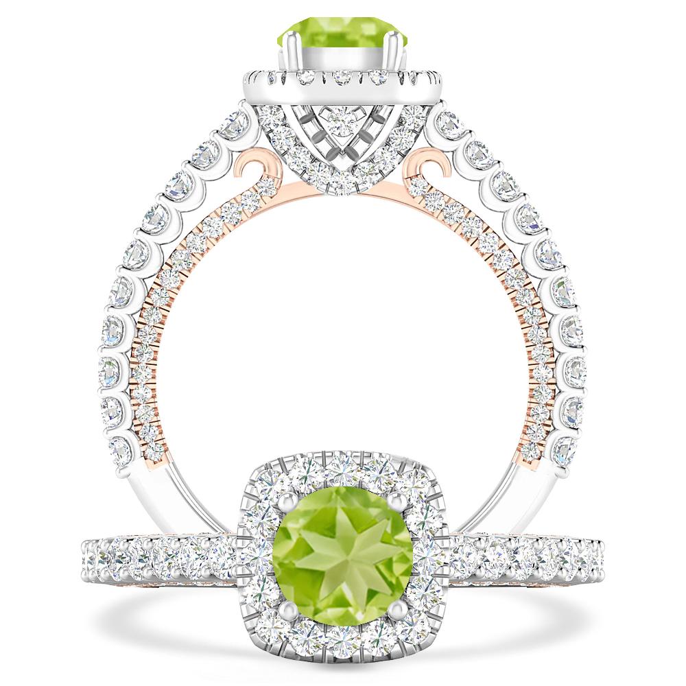 White Gold - Peridot