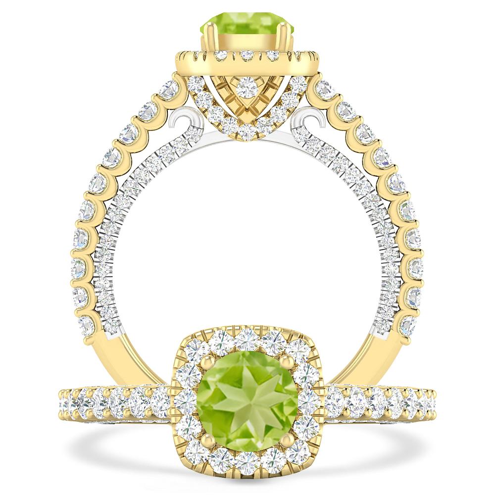 Yellow Gold - Peridot