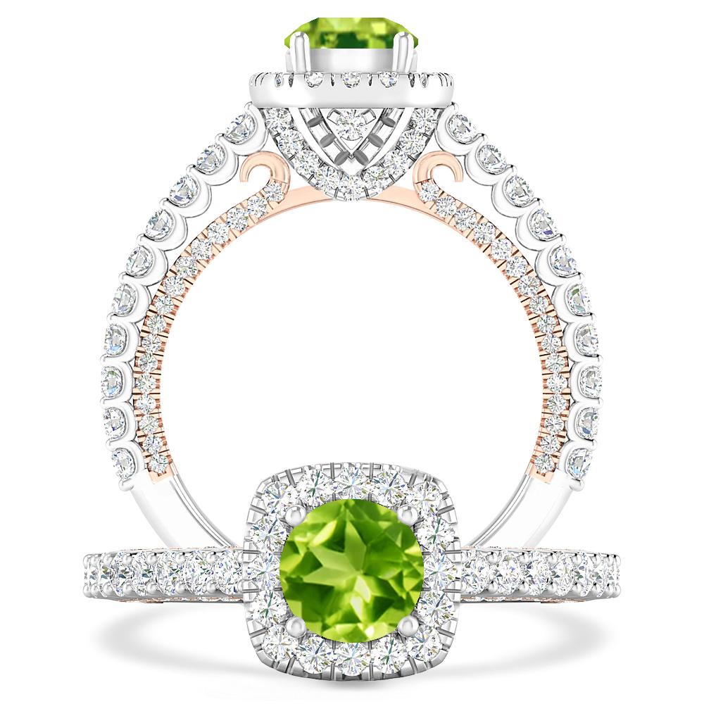 White Gold - Peridot