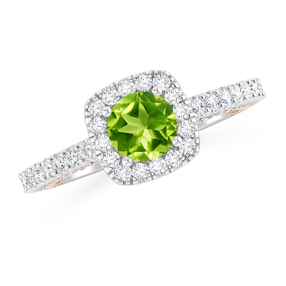 White Gold - Peridot