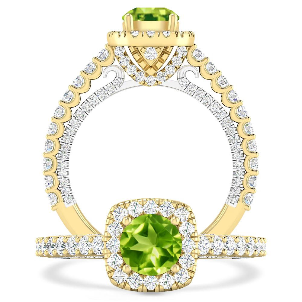 Yellow Gold - Peridot