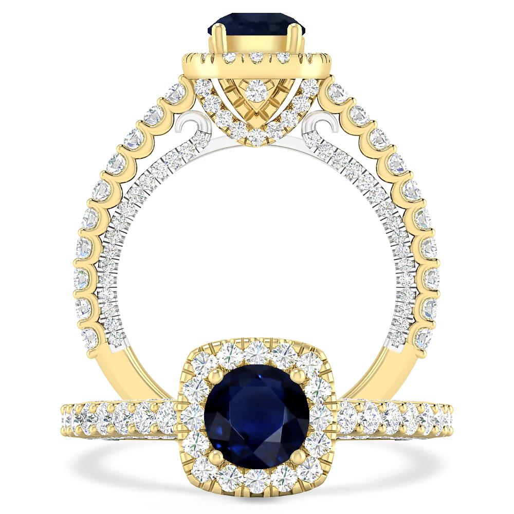 Yellow Gold - Sapphire