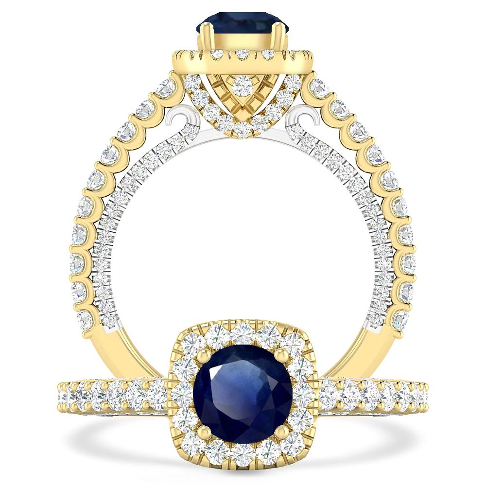 Yellow Gold - Sapphire