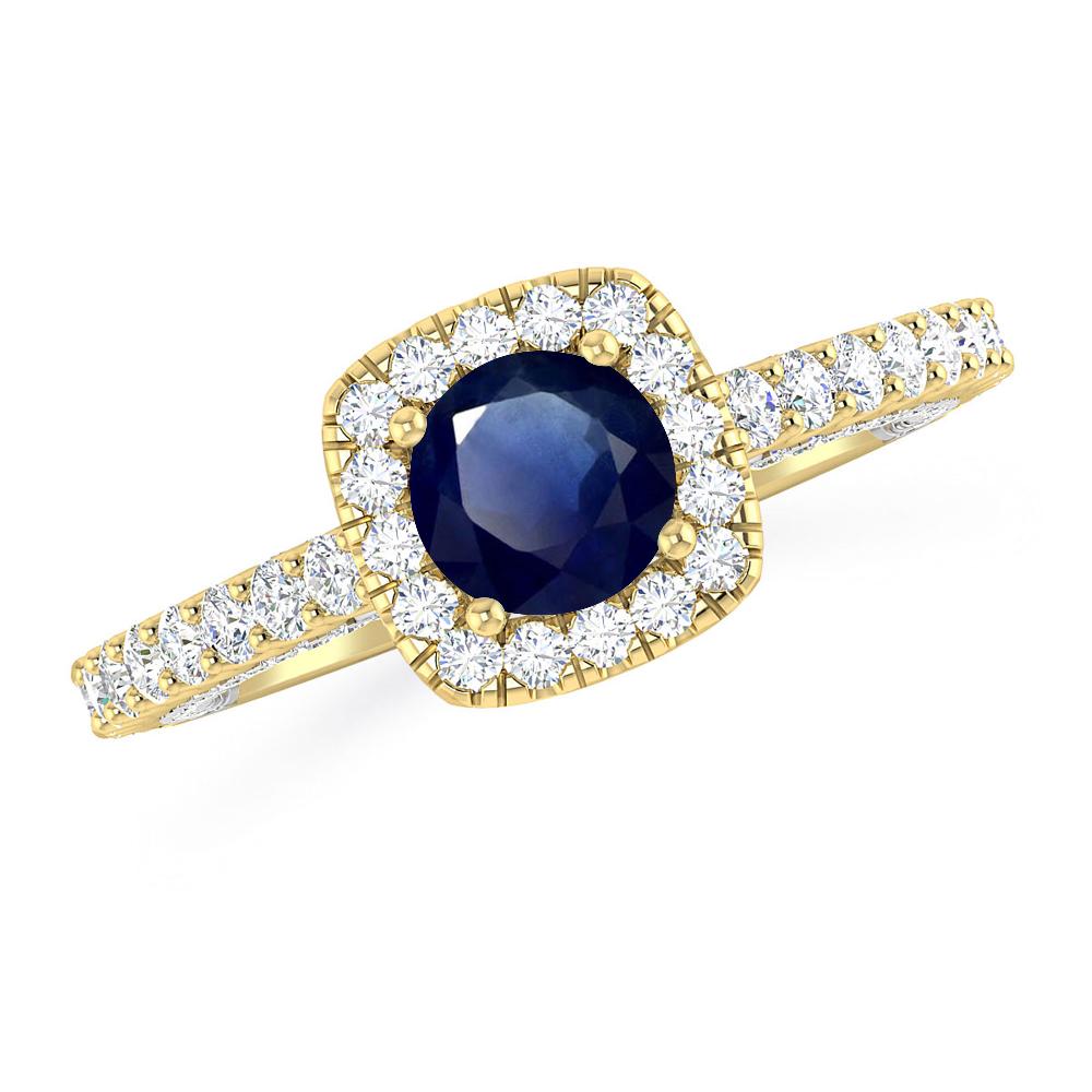 Yellow Gold - Sapphire