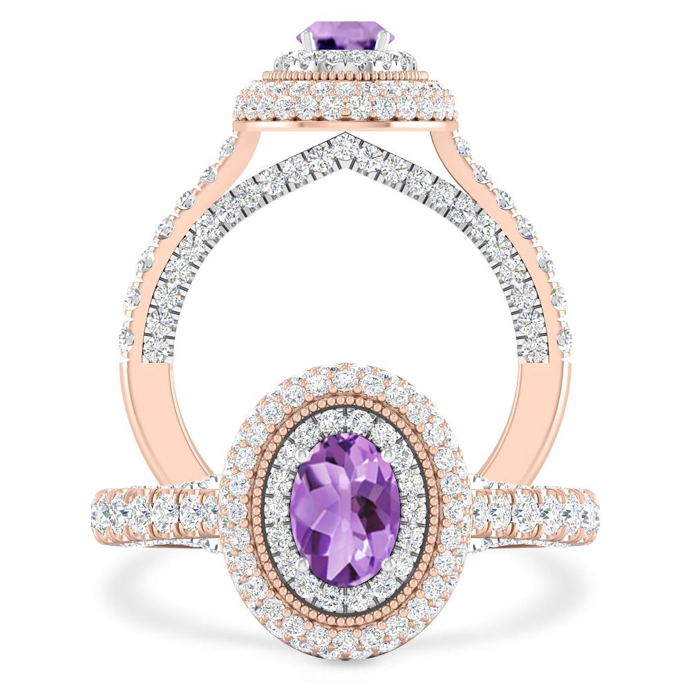 Rose Gold - Amethyst