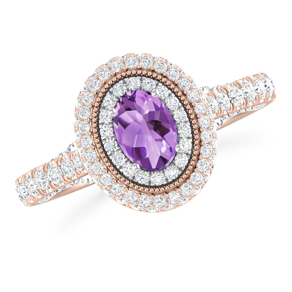 Rose Gold - Amethyst