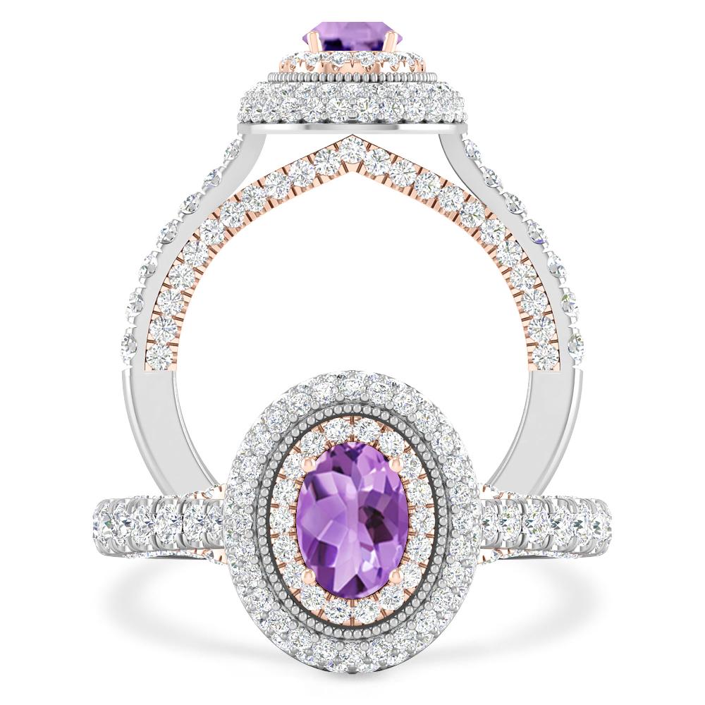 White Gold - Amethyst