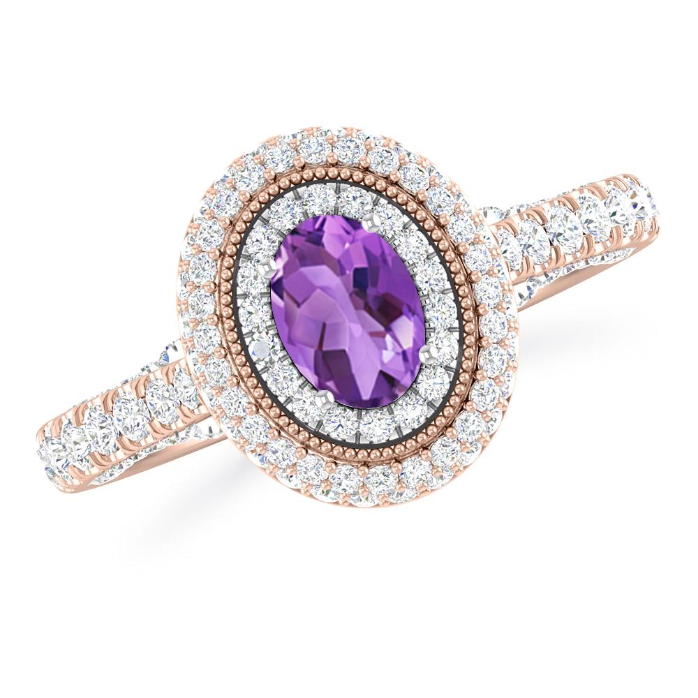 Rose Gold - Amethyst