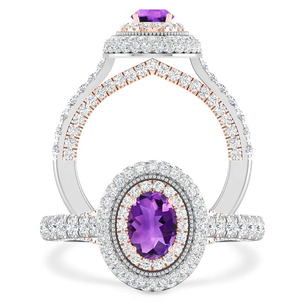 White Gold - Amethyst