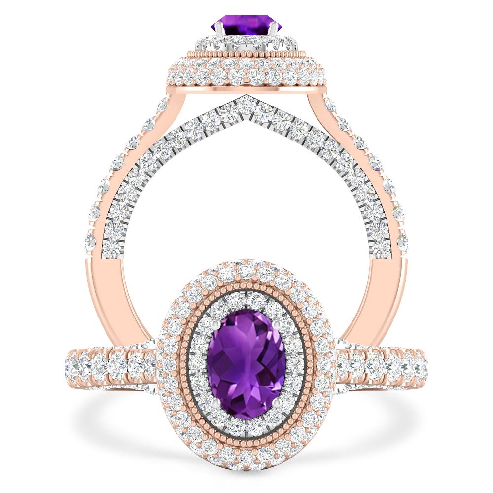 Rose Gold - Amethyst