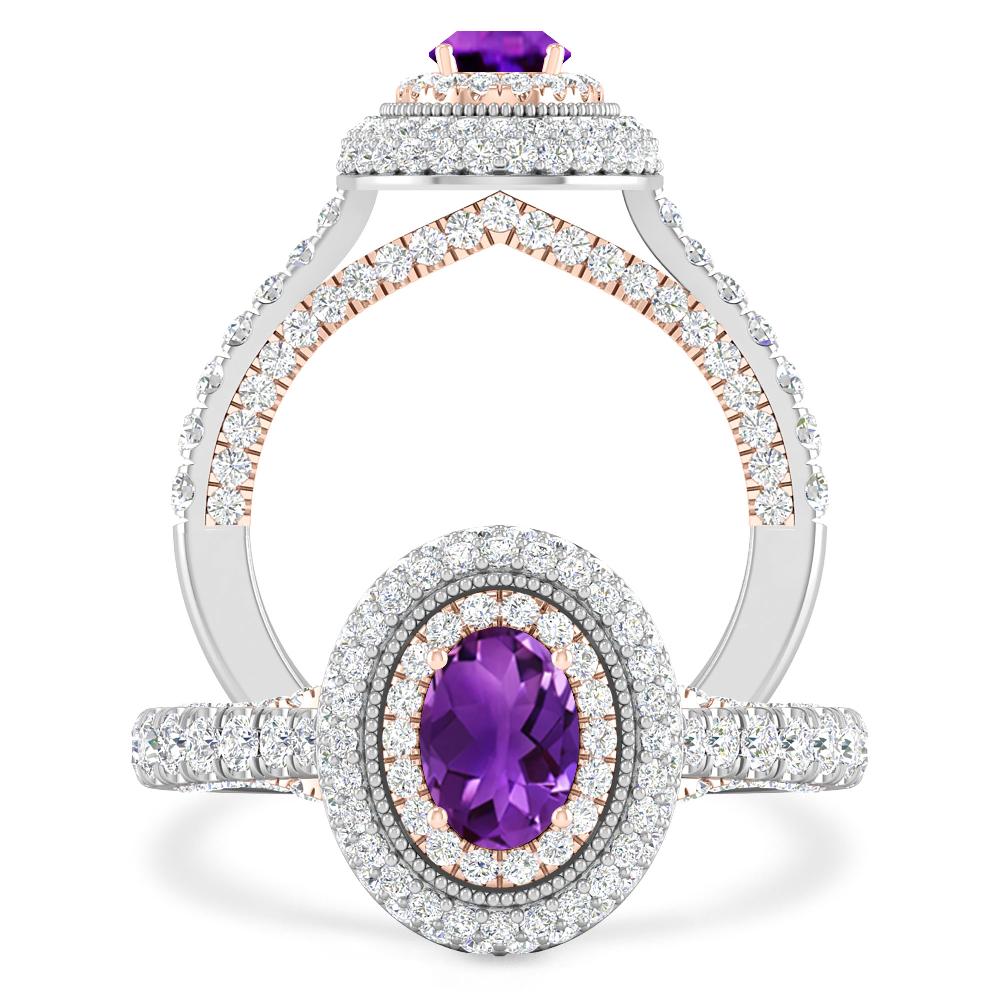 White Gold - Amethyst