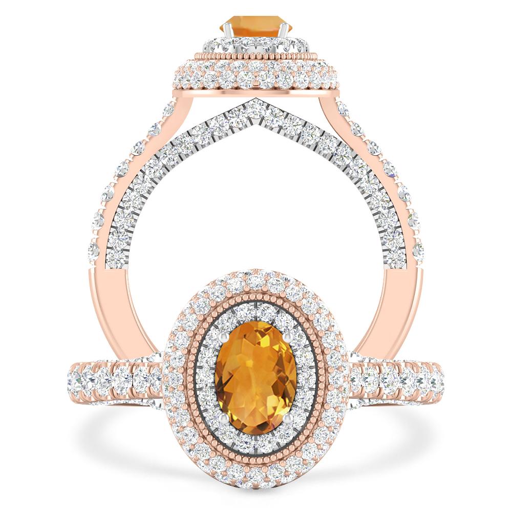 Rose Gold - Citrine